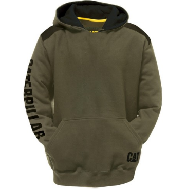 Caterpillar Clothing South Africa - Cat Men's Logo Panel Hooded Sweat Hoodies deep XC8453612